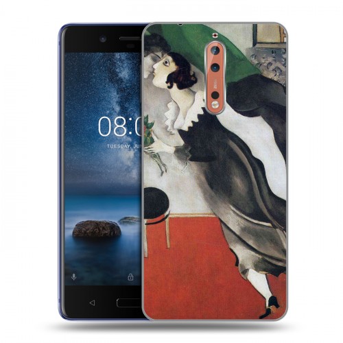 Дизайнерский пластиковый чехол для Nokia 8