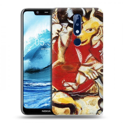 Дизайнерский силиконовый чехол для Nokia 5.1 Plus