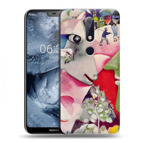 Дизайнерский силиконовый чехол для Nokia 6.1 Plus