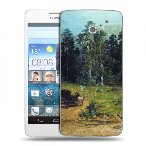 Дизайнерский пластиковый чехол для Huawei Ascend D2