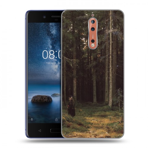 Дизайнерский пластиковый чехол для Nokia 8