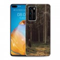 Дизайнерский силиконовый с усиленными углами чехол для Huawei P40