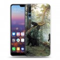 Дизайнерский силиконовый с усиленными углами чехол для Huawei P20 Pro