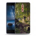 Дизайнерский пластиковый чехол для Nokia 8