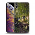 Дизайнерский силиконовый чехол для Iphone Xs Max