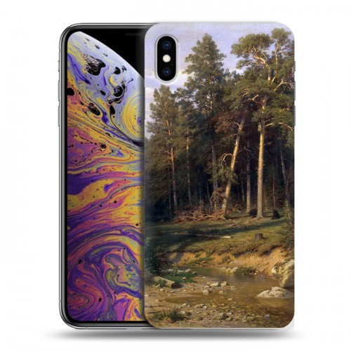 Дизайнерский силиконовый чехол для Iphone Xs Max