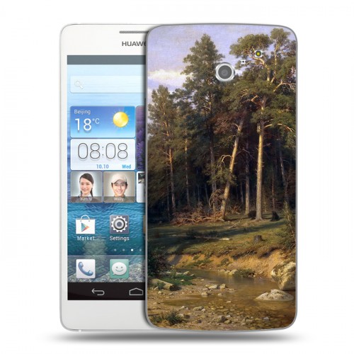 Дизайнерский пластиковый чехол для Huawei Ascend D2