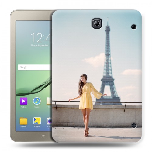 Дизайнерский силиконовый чехол для Samsung Galaxy Tab S2 8.0 Париж