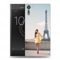 Дизайнерский пластиковый чехол для Sony Xperia XZs Париж