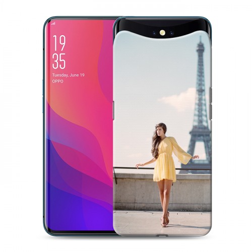 Дизайнерский силиконовый чехол для OPPO Find X Париж