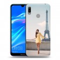 Дизайнерский пластиковый чехол для Huawei Y6 (2019) Париж