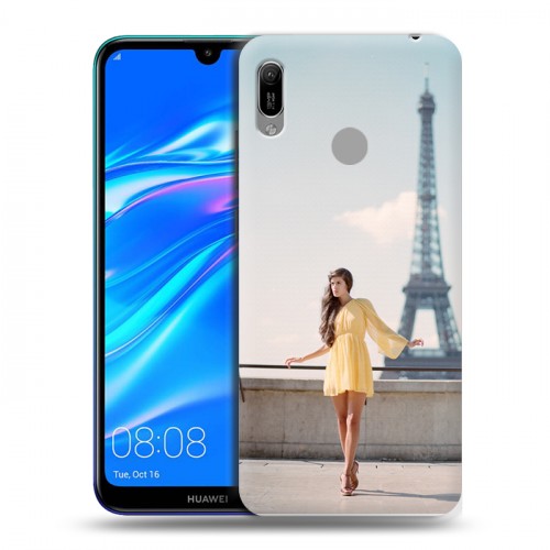 Дизайнерский пластиковый чехол для Huawei Y6 (2019) Париж