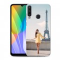 Дизайнерский пластиковый чехол для Huawei Y6p Париж