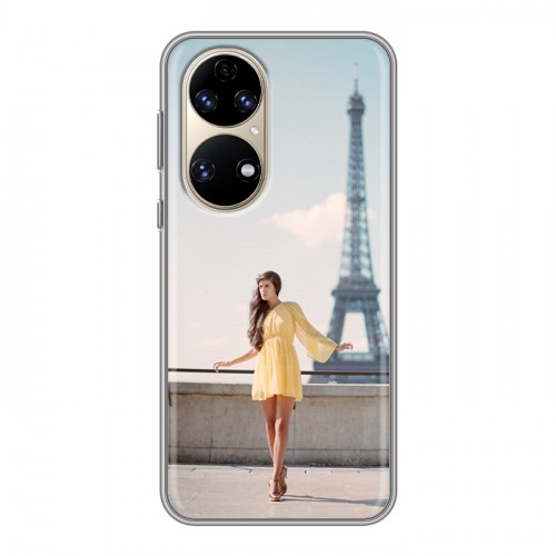 Дизайнерский силиконовый чехол для Huawei P50 Pro Париж