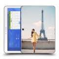 Дизайнерский силиконовый чехол для Samsung Galaxy Tab 4 10.1 Париж