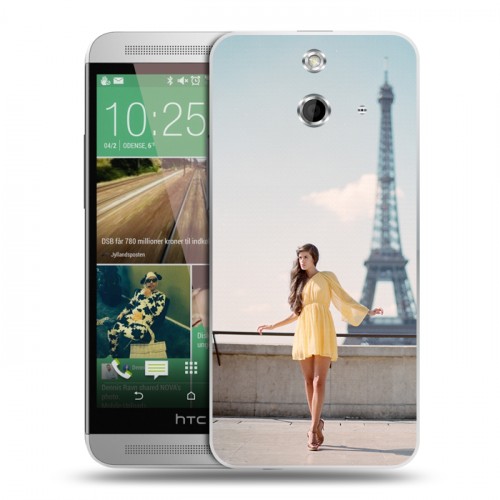 Дизайнерский пластиковый чехол для HTC One E8 Париж