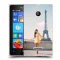 Дизайнерский пластиковый чехол для Microsoft Lumia 435 Париж