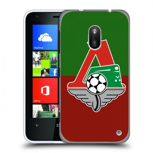 Дизайнерский пластиковый чехол для Nokia Lumia 620 Локомотив