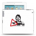 Дизайнерский пластиковый чехол для Ipad 2/3/4 Локомотив