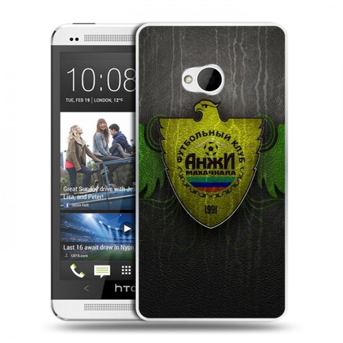 Дизайнерский пластиковый чехол для HTC One (M7) Dual SIM Анжи