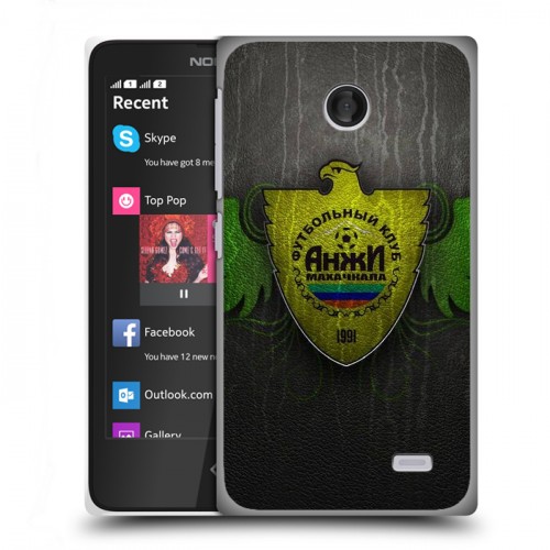 Дизайнерский пластиковый чехол для Nokia X Анжи