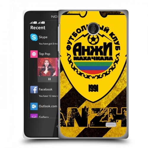 Дизайнерский пластиковый чехол для Nokia X Анжи