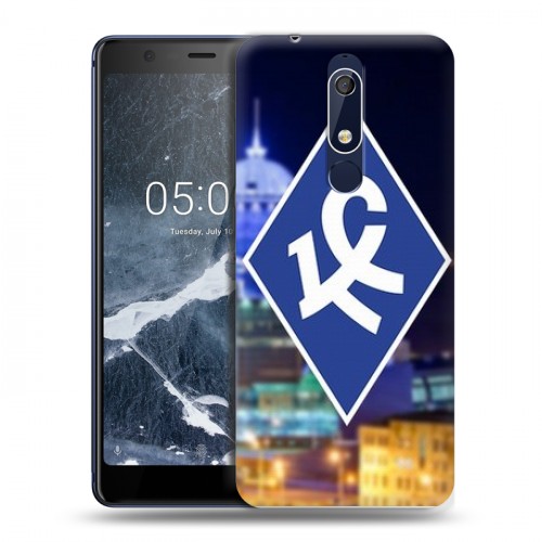 Дизайнерский пластиковый чехол для Nokia 5.1 Крылья Советов