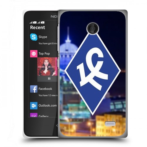 Дизайнерский пластиковый чехол для Nokia X Крылья Советов