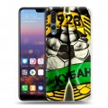 Дизайнерский силиконовый с усиленными углами чехол для Huawei P20 Pro Кубань