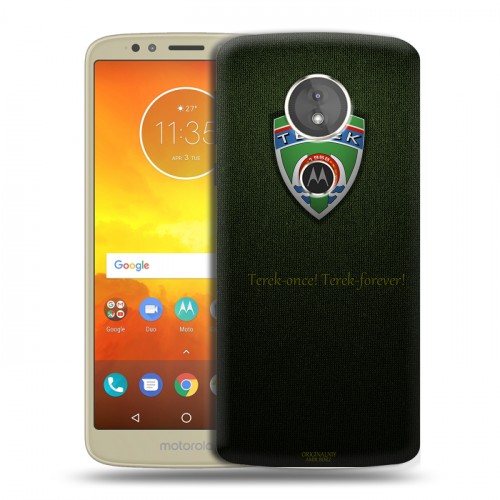 Дизайнерский пластиковый чехол для Motorola Moto E5 Терек