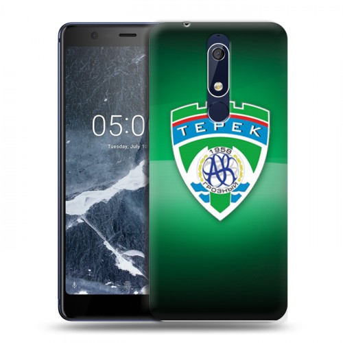 Дизайнерский пластиковый чехол для Nokia 5.1 Терек