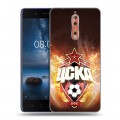 Дизайнерский пластиковый чехол для Nokia 8 ЦСКА