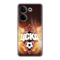 Дизайнерский силиконовый чехол для Tecno Camon 20 ЦСКА