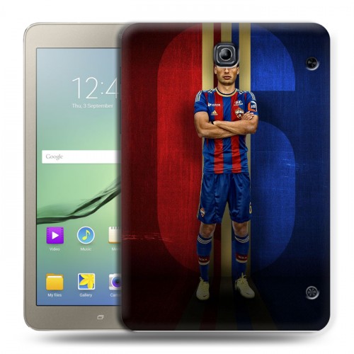Дизайнерский силиконовый чехол для Samsung Galaxy Tab S2 8.0 ЦСКА