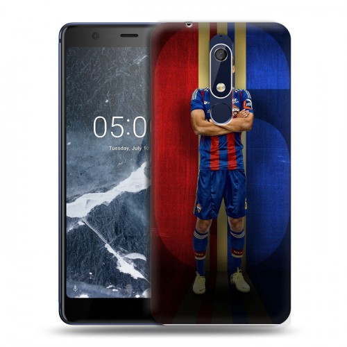 Дизайнерский пластиковый чехол для Nokia 5.1 ЦСКА