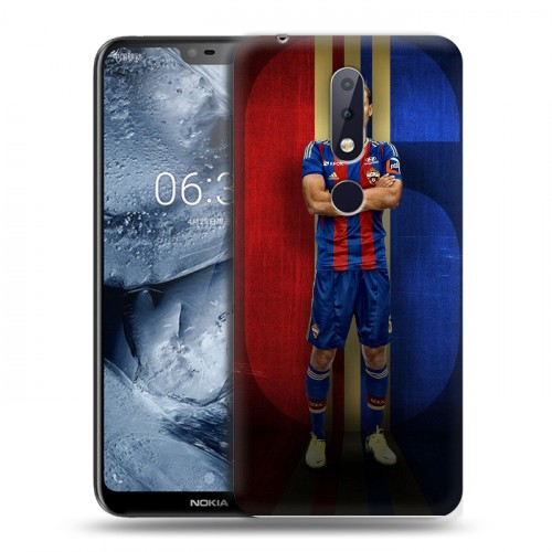 Дизайнерский силиконовый чехол для Nokia 6.1 Plus ЦСКА