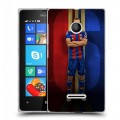 Дизайнерский пластиковый чехол для Microsoft Lumia 435 ЦСКА