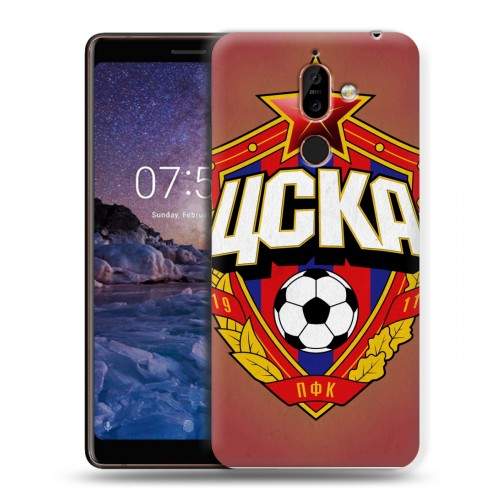 Дизайнерский пластиковый чехол для Nokia 7 Plus ЦСКА