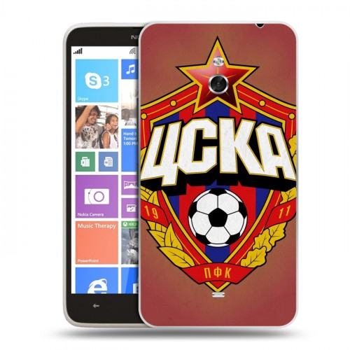 Дизайнерский пластиковый чехол для Nokia Lumia 1320 ЦСКА