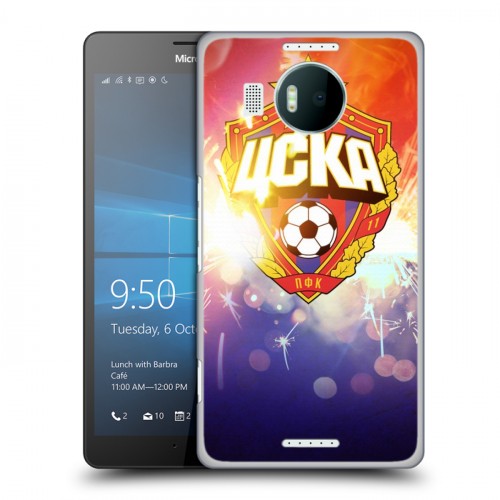 Дизайнерский пластиковый чехол для Microsoft Lumia 950 XL ЦСКА