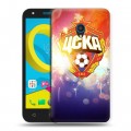 Дизайнерский пластиковый чехол для Alcatel U5 ЦСКА