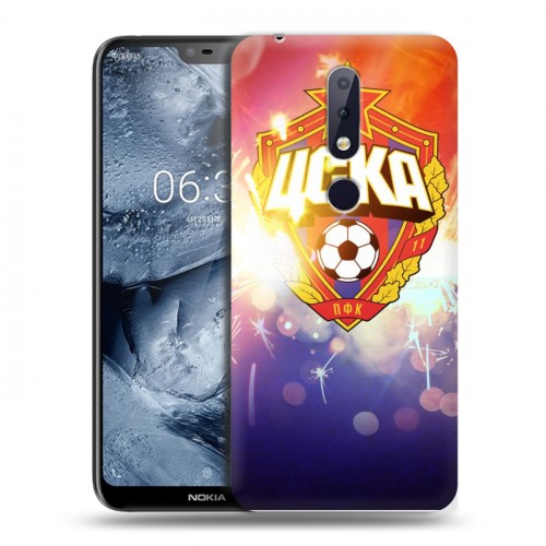 Дизайнерский пластиковый чехол для Nokia 6.1 Plus ЦСКА