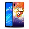 Дизайнерский пластиковый чехол для Huawei Y6 (2019) ЦСКА