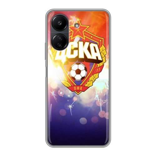 Дизайнерский силиконовый чехол для Xiaomi Poco C65 ЦСКА