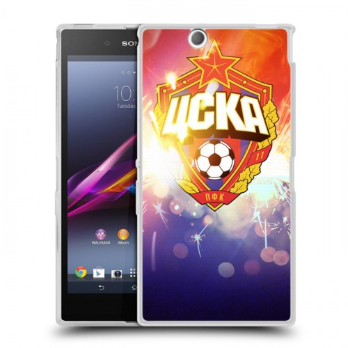 Дизайнерский пластиковый чехол для Sony Xperia Z Ultra  ЦСКА