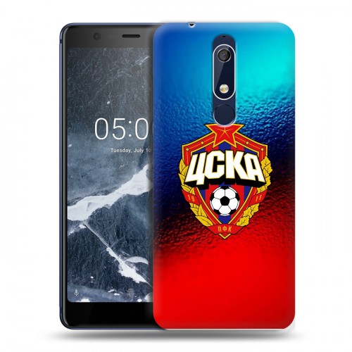 Дизайнерский пластиковый чехол для Nokia 5.1 ЦСКА