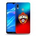 Дизайнерский пластиковый чехол для Huawei Y6 (2019) ЦСКА