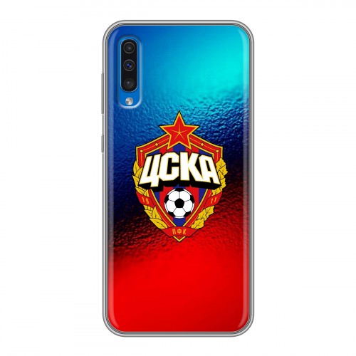 Дизайнерский пластиковый чехол для Samsung Galaxy A50 ЦСКА