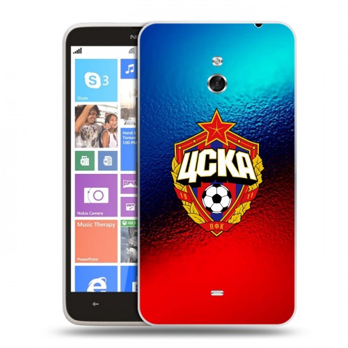 Дизайнерский пластиковый чехол для Nokia Lumia 1320 ЦСКА