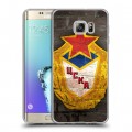 Дизайнерский пластиковый чехол для Samsung Galaxy S6 Edge Plus ЦСКА